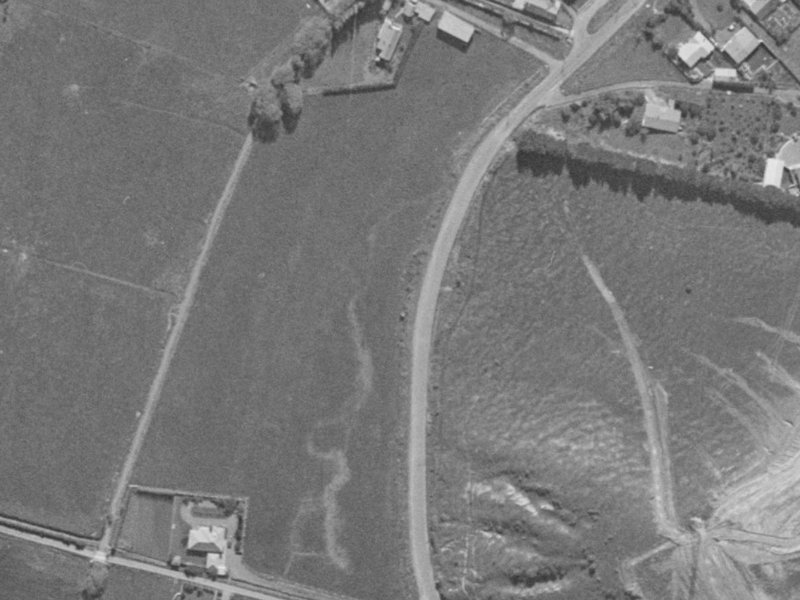 100 South Of 428 Cashmere Road from the air, 1970-1974