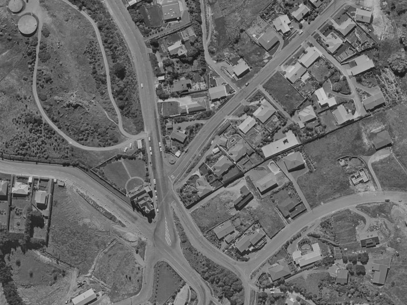 1 Takahe Drive from the air, 1970-1974