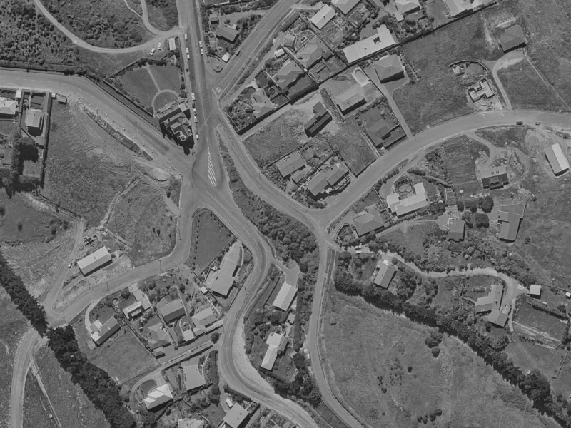 7 Victoria Park Road from the air, 1970-1974