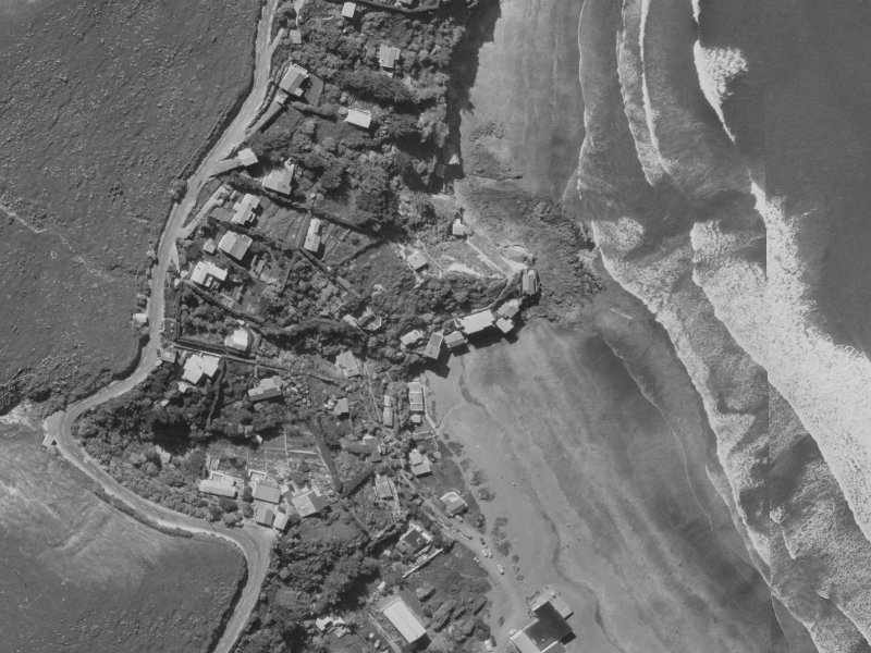 55 Taylors Mistake Bay from the air, 1970-1974