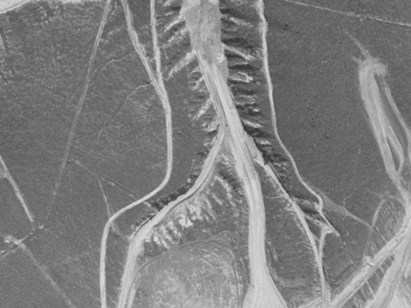 Woodside Common from the air, 1970-1974