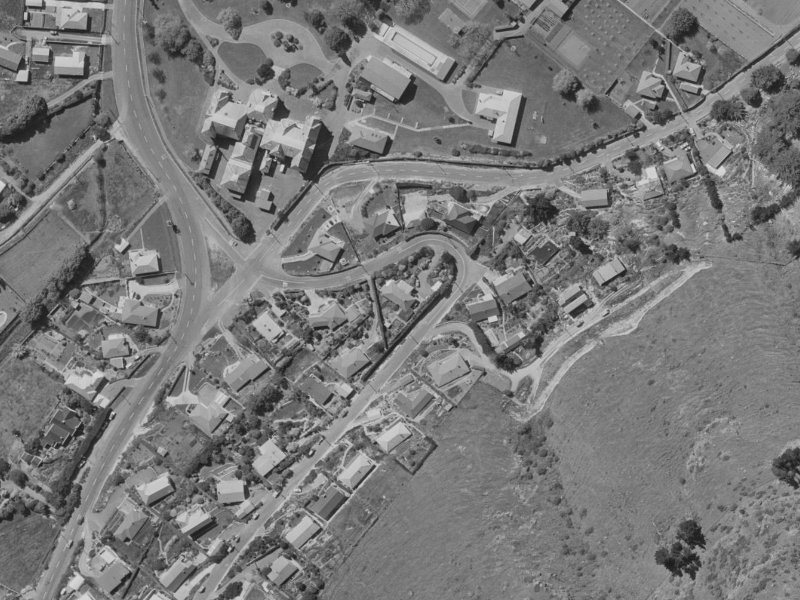 8 Ocean View Terrace from the air, 1970-1974