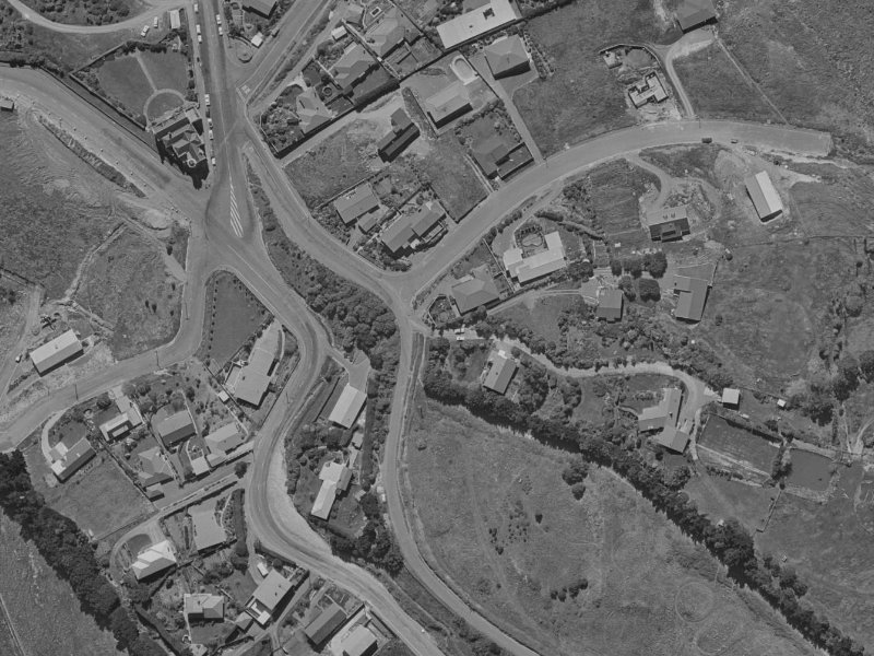 11 Victoria Park Road from the air, 1970-1974