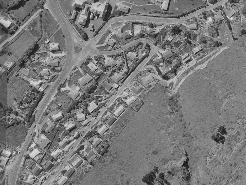 22 Ocean View Terrace from the air, 1970-1974