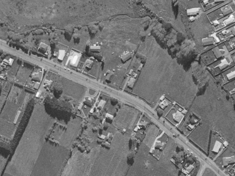 56 Halswell Junction Road from the air, 1970-1974
