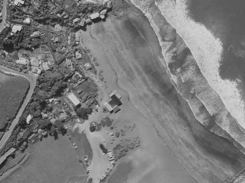 Taylors Mistake Bay from the air, 1970-1974