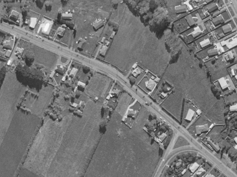 45 Halswell Junction Road from the air, 1970-1974