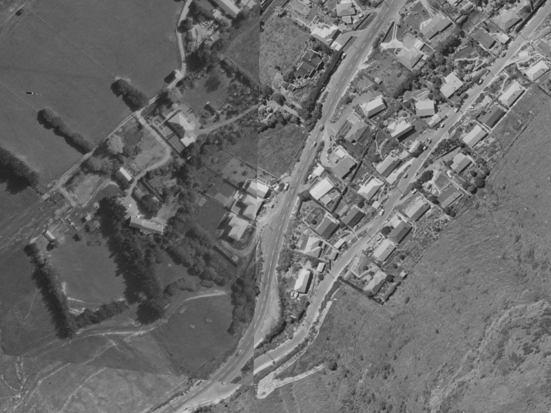32 Evans Pass Road from the air, 1970-1974