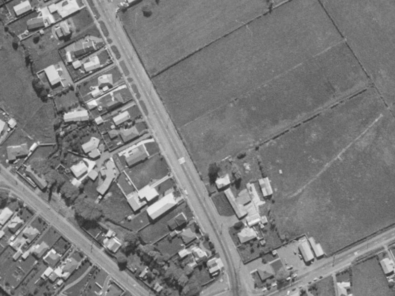 359 Halswell Road from the air, 1970-1974