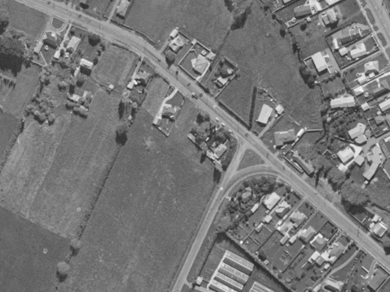 39 Halswell Junction Road from the air, 1970-1974
