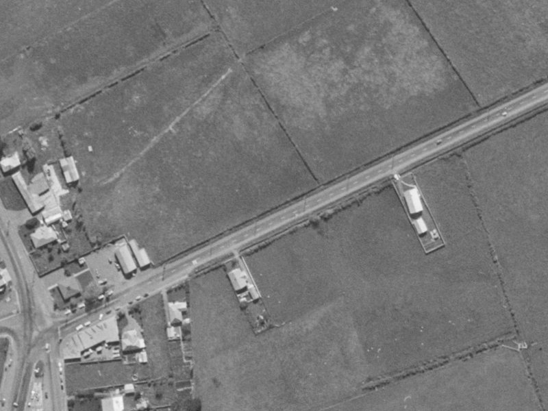 468 Sparks Road from the air, 1970-1974