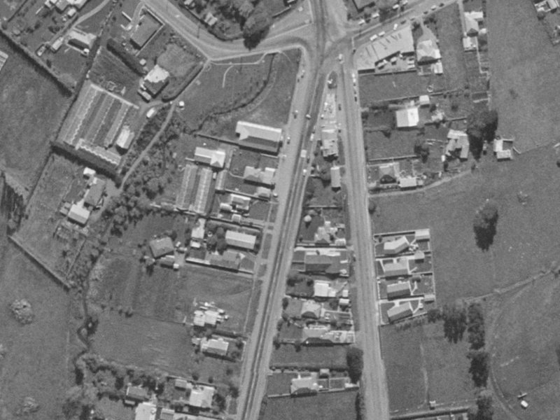 460 Halswell Road from the air, 1970-1974