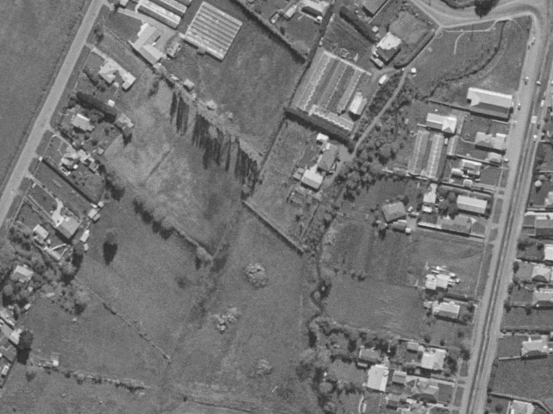 2 Heritage Lane from the air, 1970-1974