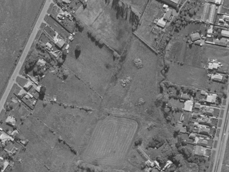 53 Muir Avenue from the air, 1970-1974