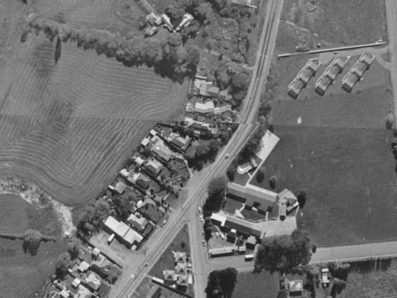520 Halswell Road from the air, 1970-1974