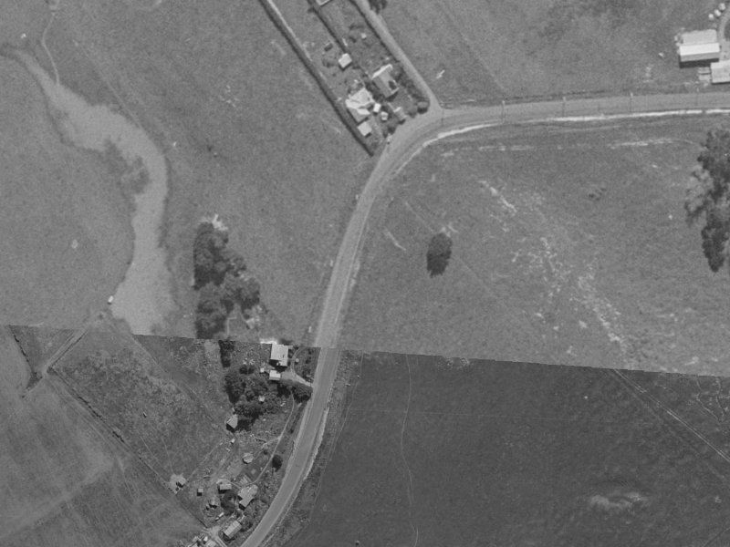 761 Cashmere Road from the air, 1970-1974