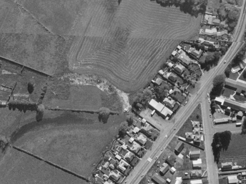 28 Muir Avenue from the air, 1970-1974