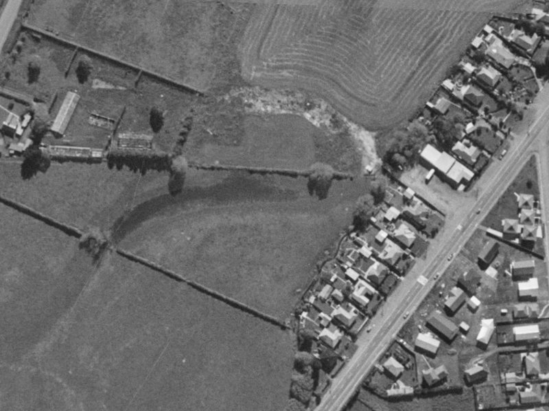 18A Muir Avenue from the air, 1970-1974