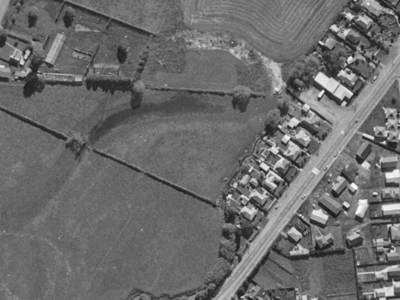 18B Muir Avenue from the air, 1970-1974