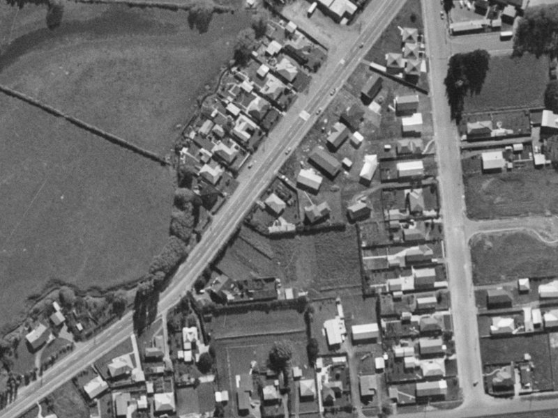 467 Halswell Road from the air, 1970-1974
