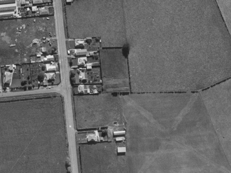 113 Kennedys Bush Road from the air, 1970-1974