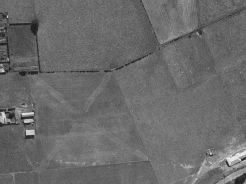 23 Muirhill Street from the air, 1970-1974