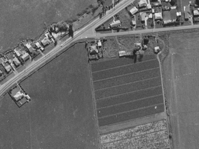 33 Thomas Rickerby Road from the air, 1970-1974