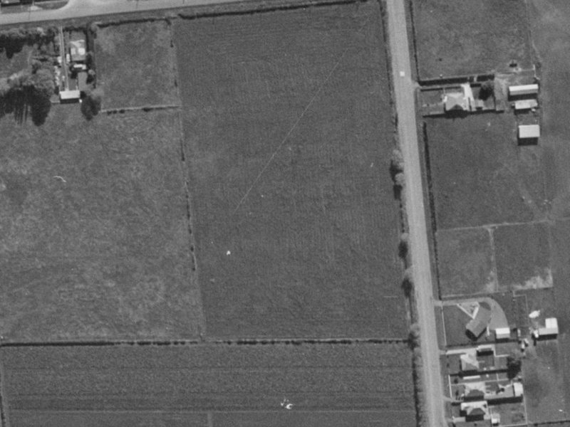 54 Whites Tramway Road from the air, 1970-1974