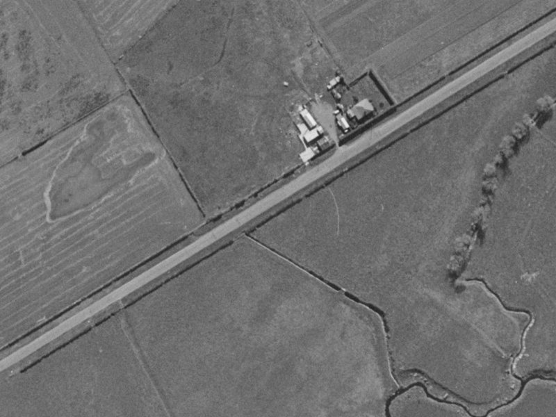 350 Sabys Road from the air, 1970-1974
