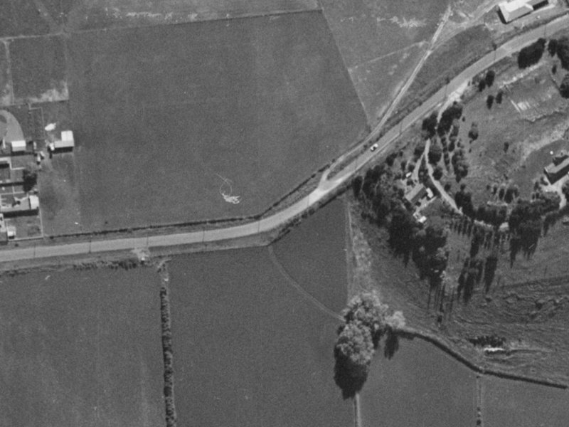 902 Cashmere Road from the air, 1970-1974