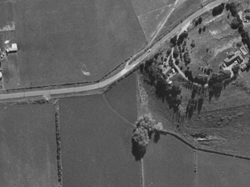 897 Cashmere Road from the air, 1970-1974