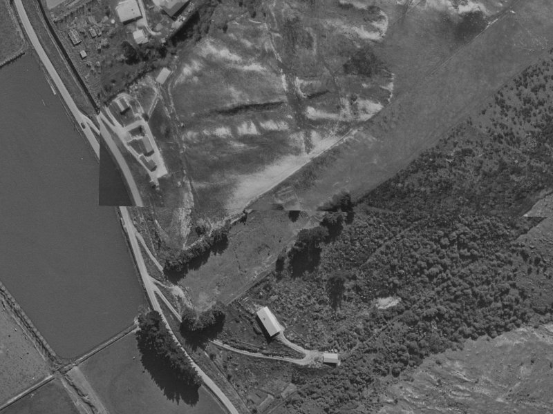 Hoon Hay Valley Road from the air, 1970-1974