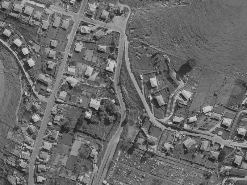 87 Canterbury Street from the air, 1970-1974