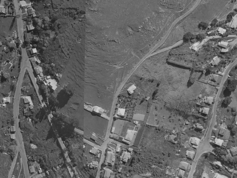 21 Ross Terrace from the air, 1970-1974
