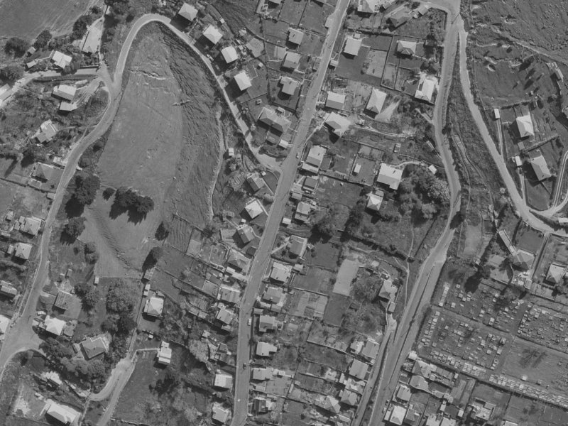 22A Cornwall Road from the air, 1970-1974