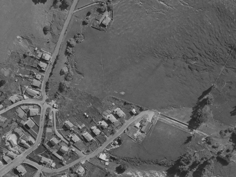 Crossland Terrace from the air, 1970-1974