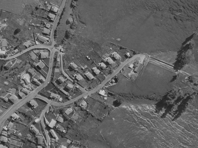 College Road from the air, 1970-1974