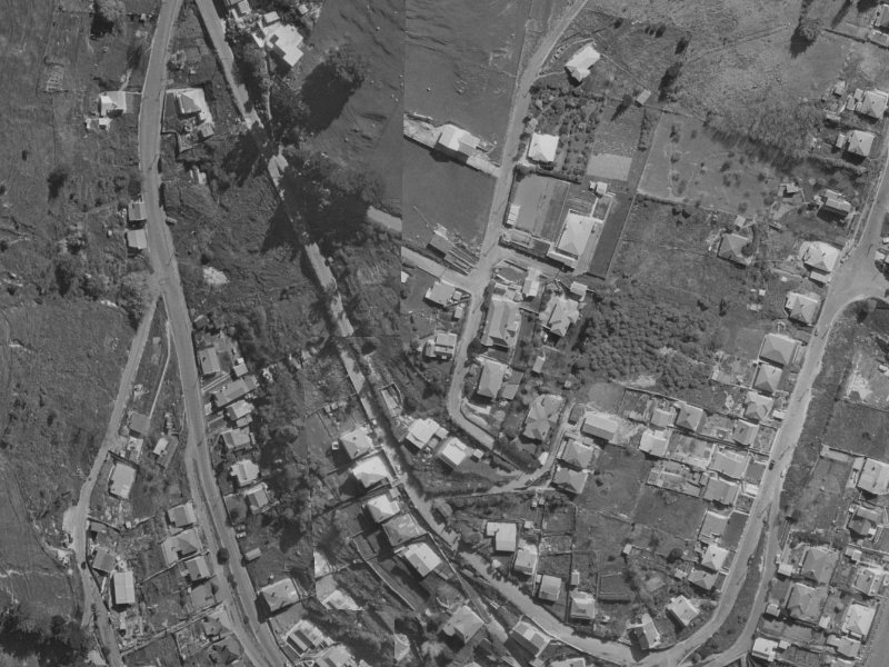 9 Ross Terrace from the air, 1970-1974