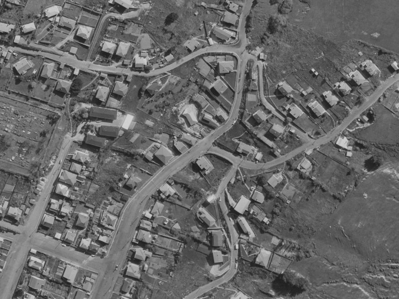 84 Saint Davids Street from the air, 1970-1974