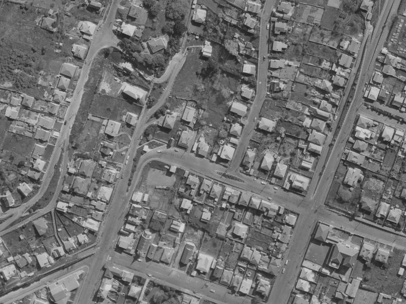 40 Exeter Street from the air, 1970-1974