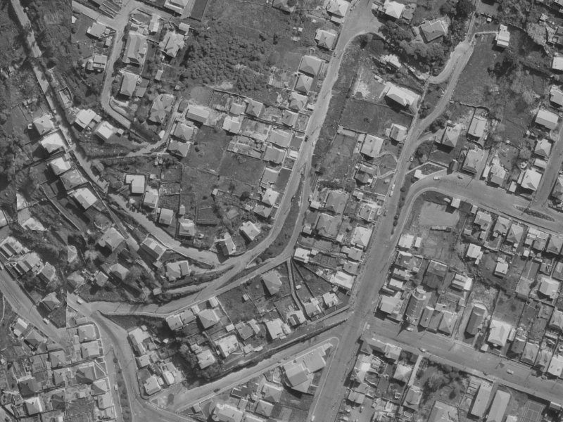 47 Jacksons Road from the air, 1970-1974
