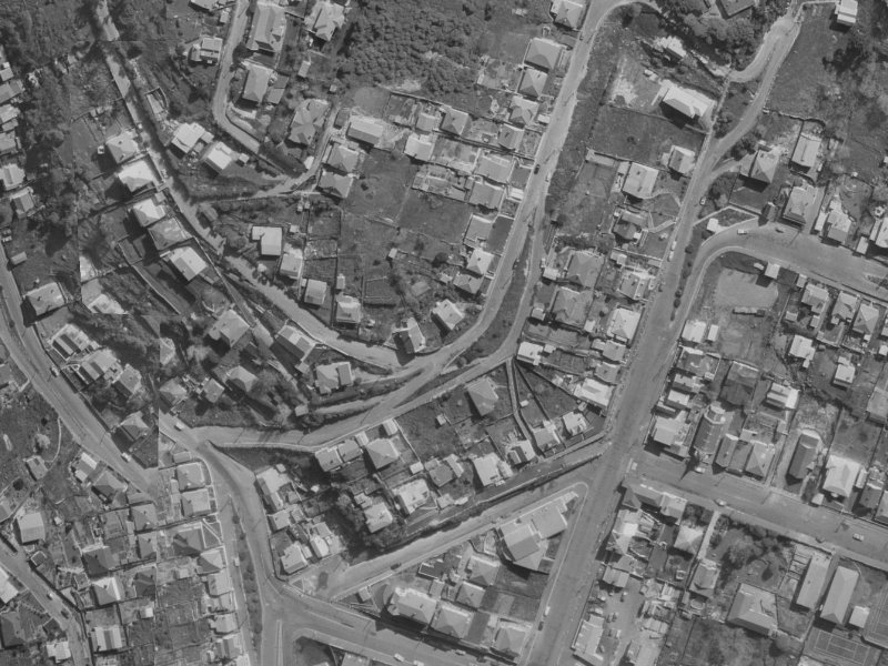 43 Jacksons Road from the air, 1970-1974