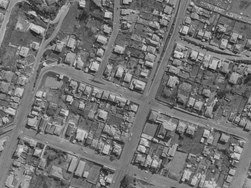 32 Exeter Street from the air, 1970-1974