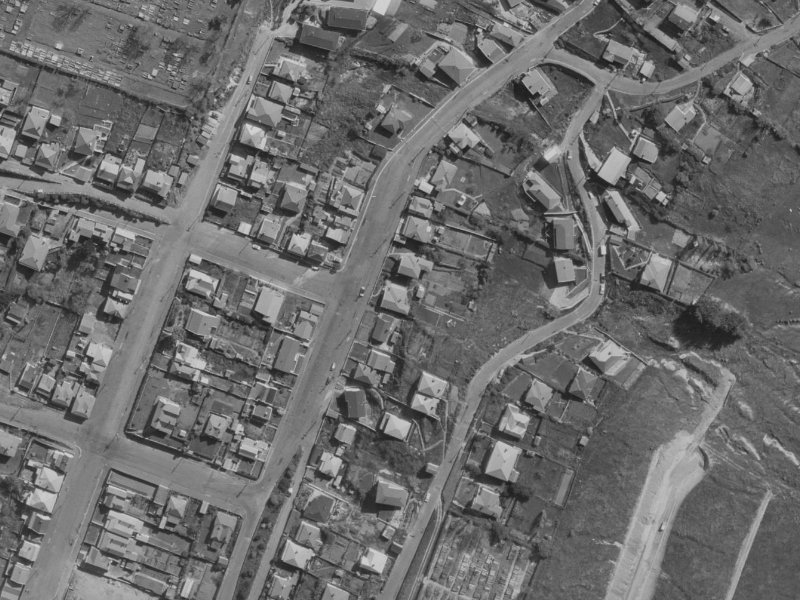 70 Saint Davids Street from the air, 1970-1974