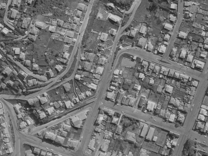 33 Dublin Street from the air, 1970-1974