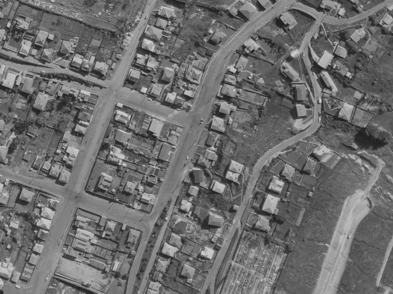 68 Saint Davids Street from the air, 1970-1974