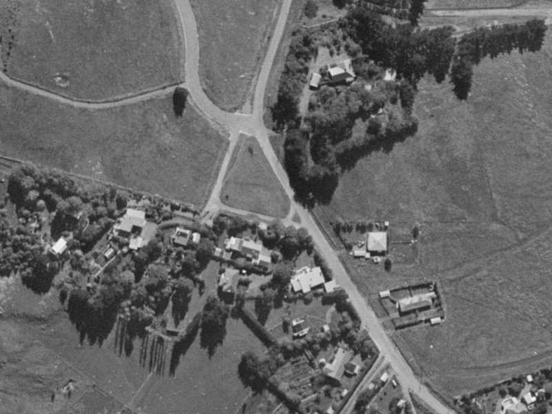 208 Kennedys Bush Road from the air, 1970-1974