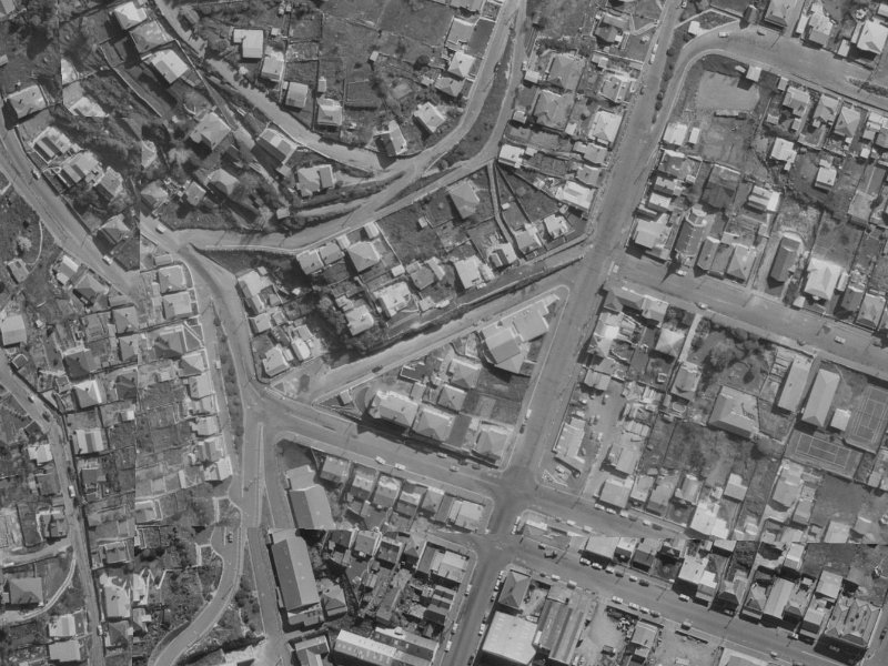 5 Coleridge Terrace from the air, 1970-1974