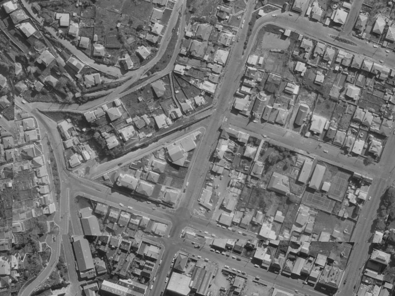 32 Dublin Street from the air, 1970-1974