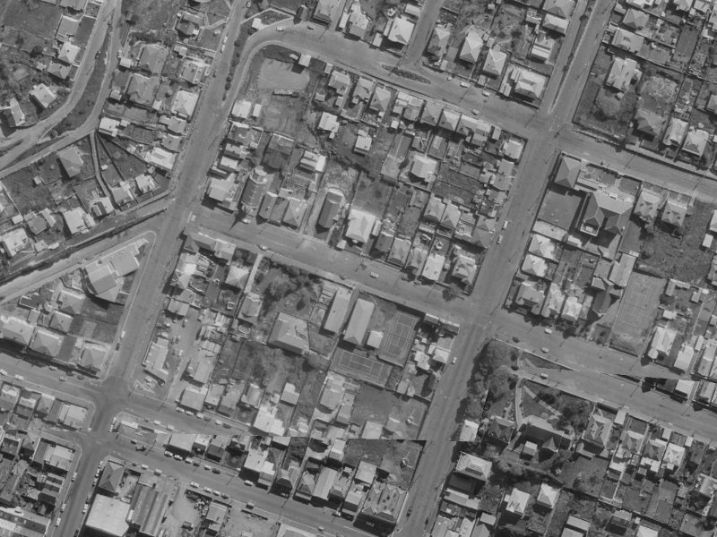 38 Winchester Street from the air, 1970-1974